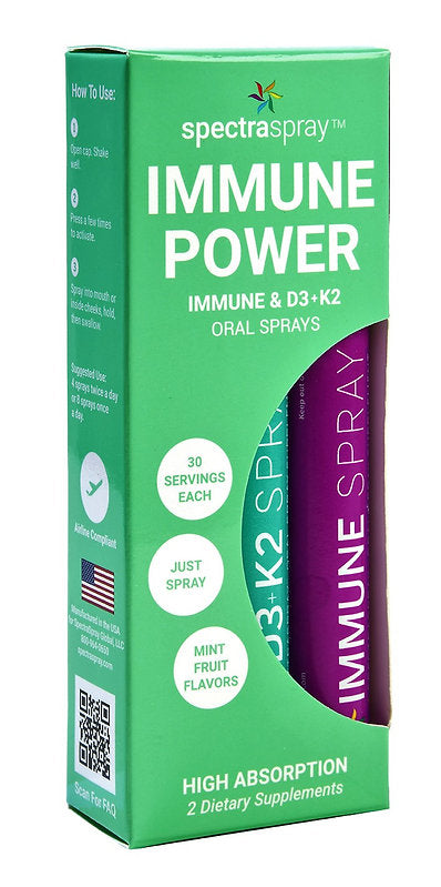 Immune Power Spray Kit Vitamin D3 + K2 Oral Spray